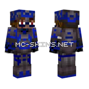 Bahamut Armored Minecraft skin