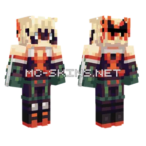 Bakugo Katsuki Minecraft skin