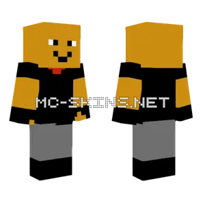 Bald Yellow Guy Minecraft skin