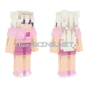 Barbie Girl Pink Outfit Minecraft skin