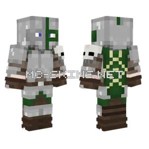 Bare Bones Dragon Hunter Minecraft skin