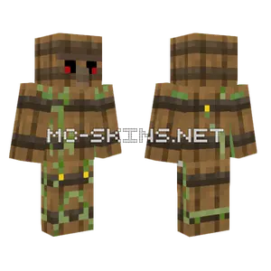 Barrel Golem Close Minecraft skin