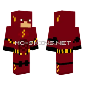 Barry Allen Minecraft skin