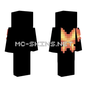 Base Fiery Pixie Wings Minecraft skin