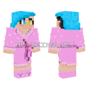Batapijama Pink Pajamas Minecraft skin