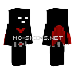 Batman Beyond Suit Minecraft skin