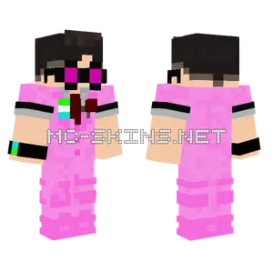 Batted Terno Rosa V2 Minecraft skin