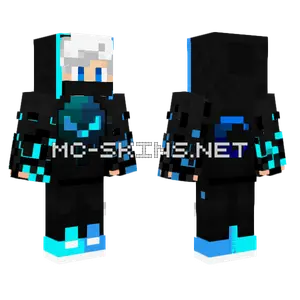 Bba Blue Fire Minecraft skin