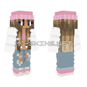 Bbysels Pink Hat Minecraft skin