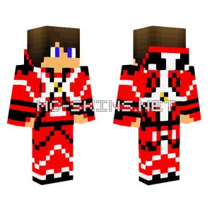 Bdynamite Red Outfit Minecraft skin