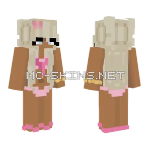 Beach Day Molly Minecraft skin