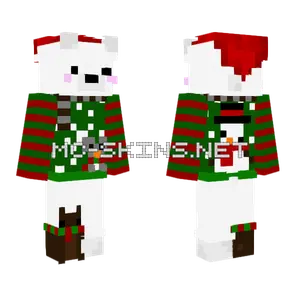 Bear Bear Snow Minecraft skin