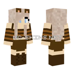 Bear Girl Minecraft skin