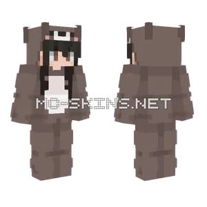 Bear Girl D Minecraft skin