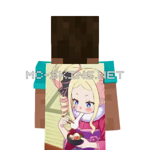 Beatrice Kimono cape, outside and lining
