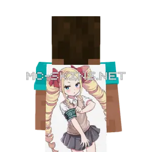 Beatrice School Uniform cape, outside and lining