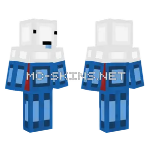 Bedless Revamp Blue Minecraft skin