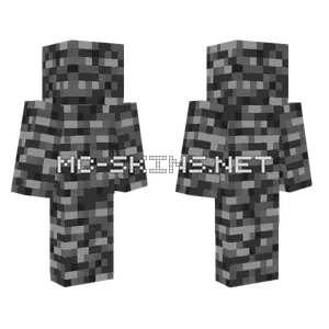 Bedrock Block Minecraft skin