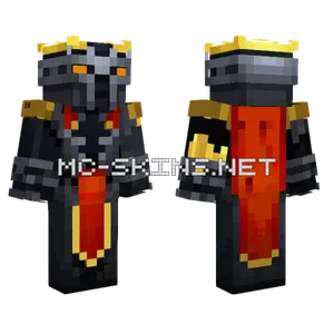Bedrock King Minecraft skin
