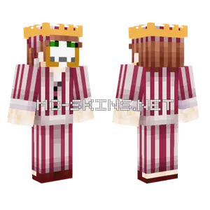 Bedwars King Skin Minecraft skin