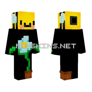 Bee and Flower Minecraft skin