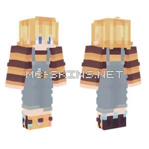Bee Girl Outfit Minecraft skin