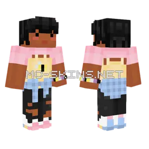 Bee Pride 2 Minecraft skin
