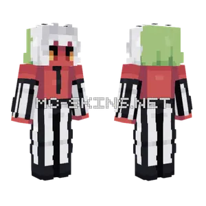 Beetlejuice Minecraft skin