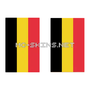 Belgium Flag cape, outside and lining
