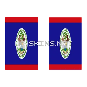 Belize Flag cape, outside and lining