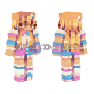 Belle Trans Visibility Day Minecraft skin