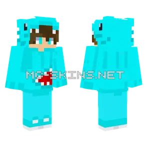 Beonek Shark Pajamas Minecraft skin