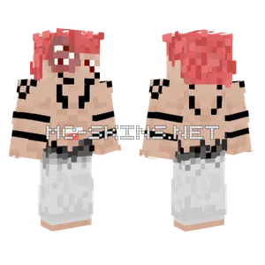 Better Heian Sukuna Minecraft skin