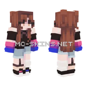 Bi Cycle Rare Skin Persona Minecraft skin