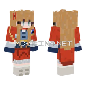 Bia Genshin OC Minecraft skin