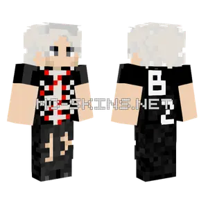Bielbyz Youtuber Minecraft skin