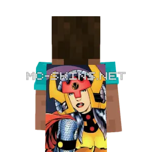 Big Barda cape, outside and lining
