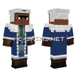 Biome Settler Tundra Villager Minecraft skin