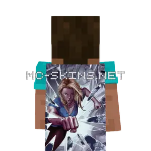 Bionic Woman cape, outside and lining