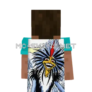 Bird-Brain cape, outside and lining