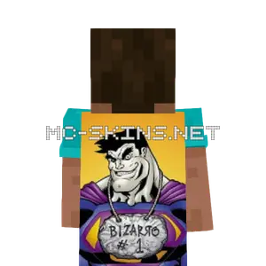 Bizarro cape, outside and lining