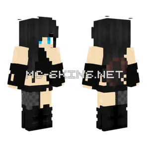 Bèjmaksi Black Outfit Minecraft skin
