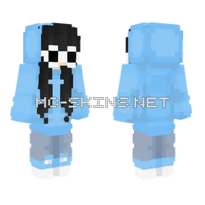 Béjmaksi Blue Outfit Minecraft skin
