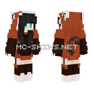 Béjmaksi Fox Girl Minecraft skin