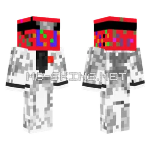 Bk Suit Drip Minecraft skin
