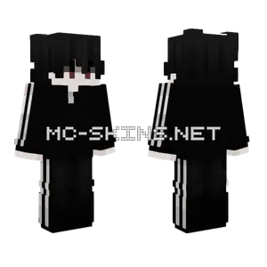 Black Adidas Outfit Minecraft skin