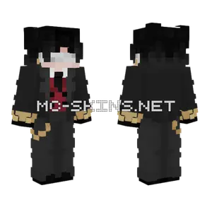Black And Gold Outfit Minecraft skin