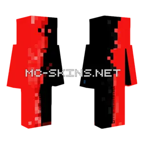 Black And Red Minecraft skin