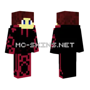 Black And Red Hoodie Minecraft skin