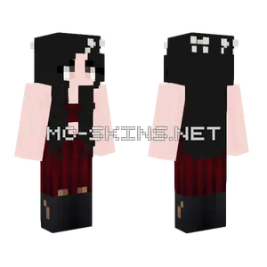 Black and Red Outfit Minecraft skin